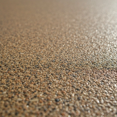 Close-up of a resin bonded driveway texture, showing excellent grip and durability, no text, no words, no typography