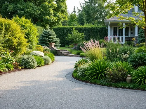 Creating seamless garden to driveway transitions